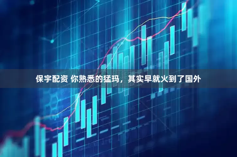 保宇配资 你熟悉的猛玛，其实早就火到了国外